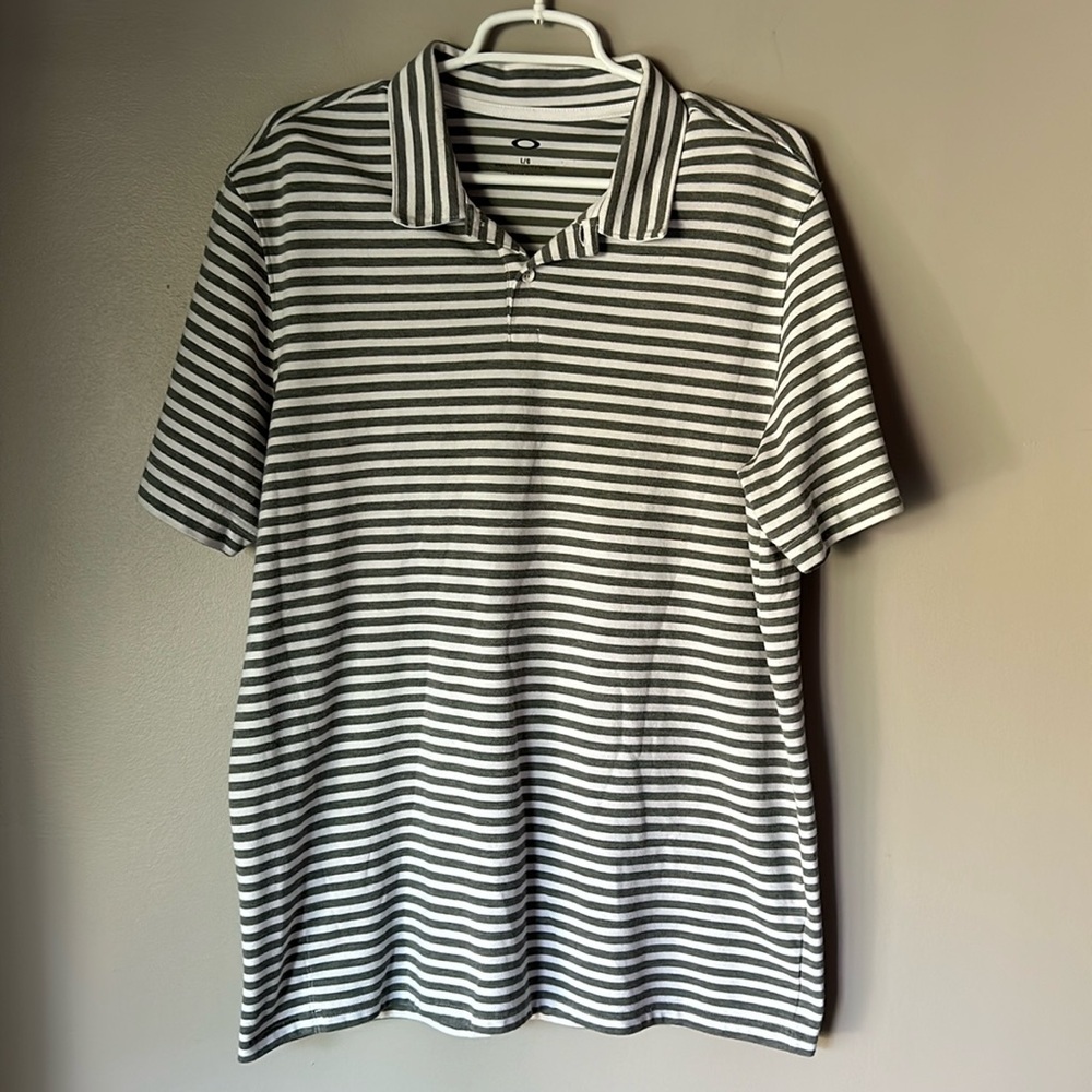OAKLEY Men’s Striped Polo